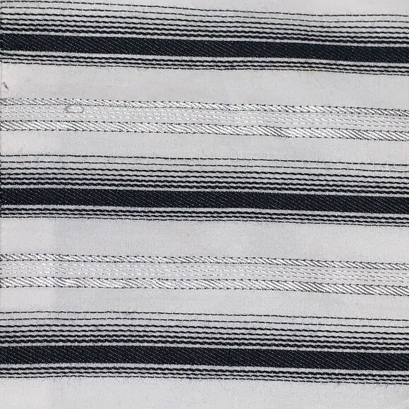 Ann Taylor Skirt White/Black/Silver Sz 10 - Picture 8 of 11